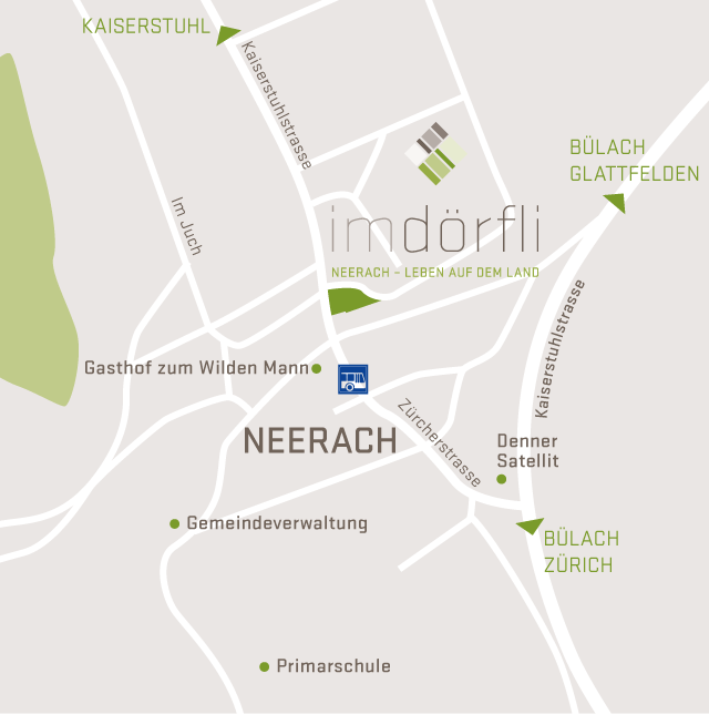 Lageplan Neerach Doerfli